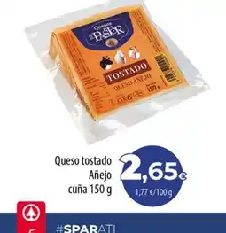 Spar La Palma Queso tostado Añejo oferta