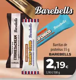 Spar La Palma BAREBELLS Barritas de proteínas oferta