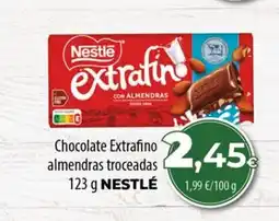 Spar La Palma NESTLÉ Chocolate Extrafino almendras troceadas oferta
