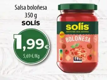 Spar La Palma SOLIS Salsa boloñesa oferta