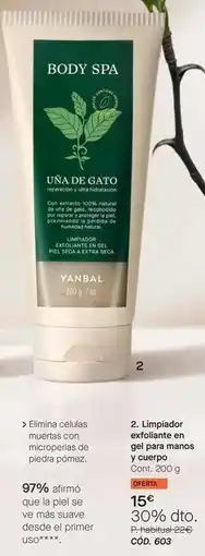 Yanbal Limpiador senalizante en aceite de oliva oferta