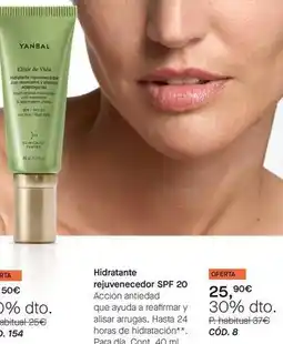 Yanbal Hidratante rejuvencedor spf 20 oferta