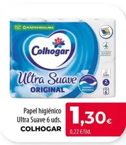 Spar La Palma COLHOGAR Papel higiénico Ultra Suave 6 uds. oferta