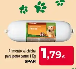 Spar La Palma SPAR Alimento salchicha para perro carne oferta