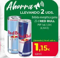 Spar La Palma RED BULl Bebida energética gama oferta