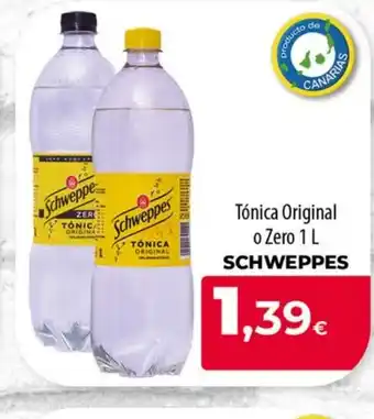 Spar La Palma SCHWEPPES Tónica Original o Zero oferta