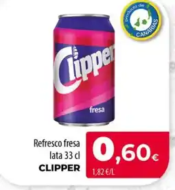 Spar La Palma CLIPPER Refresco fresa lata oferta