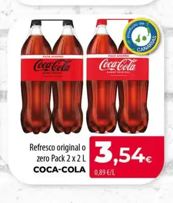 Spar La Palma COCA-COLA Refresco original o zero oferta
