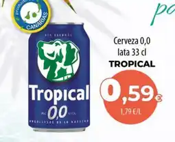 Spar La Palma TROPICAL Cerveza 0,0 lata oferta
