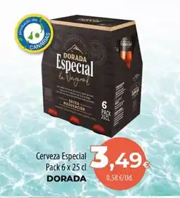 Spar La Palma DORADA Cerveza Especial oferta