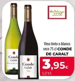 Spar La Palma CONDE DE CARALT Vino tinto o blanco seco oferta