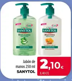 Spar La Palma SANYTOL Jabón de manos oferta