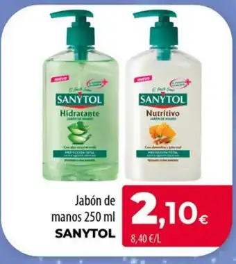 Spar La Palma SANYTOL Jabón de manos oferta