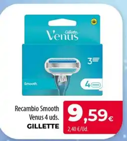 Spar La Palma GILLETTE Recambio Smooth Venus 4 uds oferta