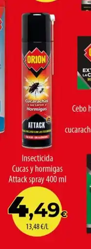 Spar La Palma Insecticida Cucas y hormigas Attack spray oferta