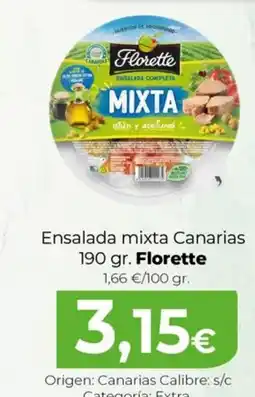 Spar La Palma FLORETTE Ensalada mixta Canarias oferta