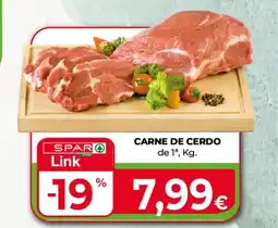 Spar La Palma Carne de cerdo de 1º oferta