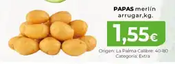 Spar La Palma Papas merlín arrugar oferta