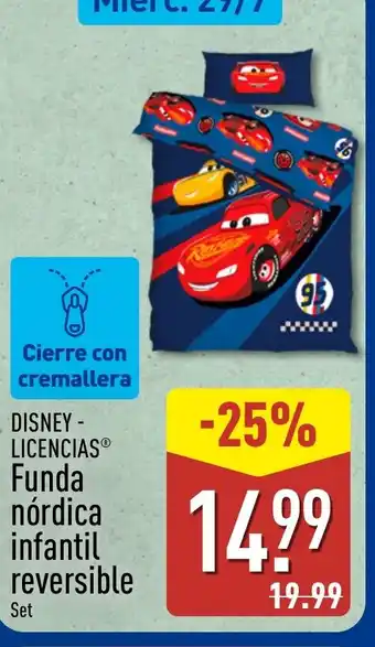 DISNEY - LICENCIAS Funda nórdica infantil reversible