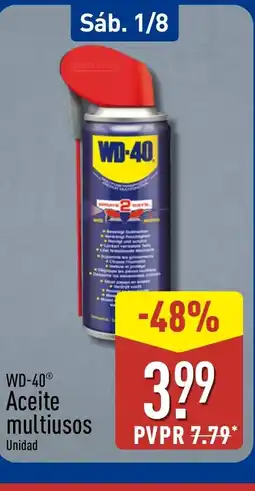 ALDI WD-40 Aceite multiusos oferta