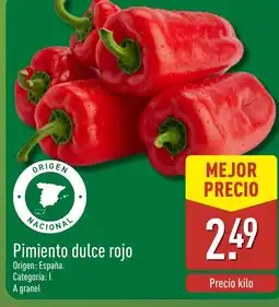 ALDI Pimiento dulce rojo oferta