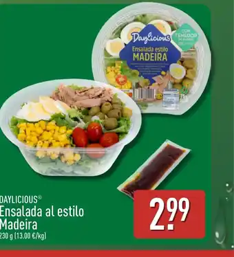 ALDI DAYLICIOUS Ensalada al estilo Madeira oferta
