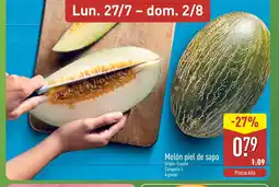 ALDI Melón piel de sapo oferta