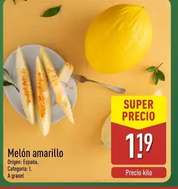 ALDI Melón amarillo oferta