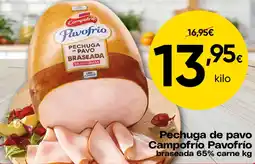 FROIZ Pechuga de pavo Campofrío Pavofrío oferta