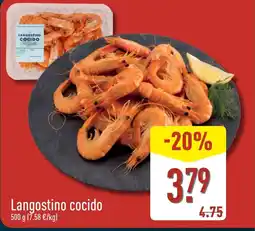 ALDI Langostino cocido oferta