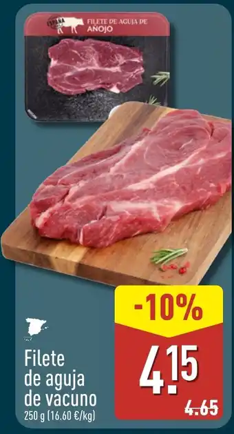 ALDI Filete de aguja de vacuno oferta
