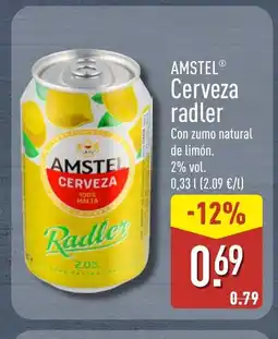 ALDI AMSTEL Cerveza radler oferta