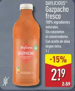 ALDI DAYLICIOUS Gazpacho fresco oferta