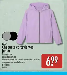 ALDI L&D Chaqueta cortavientos junior oferta
