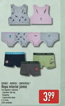 ALDI DISNEY MARVEL - UNIVERSAL Ropa interior júnior oferta