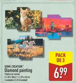 ALDI HOME CREATION Diamond painting oferta