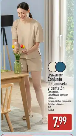 ALDI UP2FASHION Conjunto de camiseta y pantalón oferta