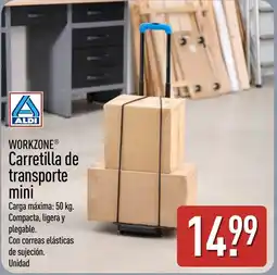 ALDI WORKZONE Carretilla de transporte mini oferta