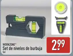 ALDI WORKZONE Set de niveles de burbuja oferta