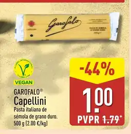 ALDI GAROFALO Capellini oferta