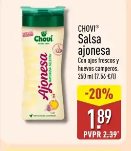 ALDI CHOVI Salsa ajonesa oferta