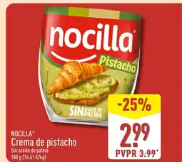 ALDI NOCILLA Crema de pistacho oferta