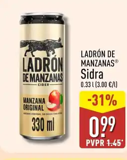 ALDI LADRÓN DE MANZANAS Sidra oferta