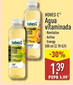 ALDI HOHES C Agua vitaminada oferta