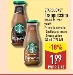 ALDI STARBUCKS Frappuccino oferta