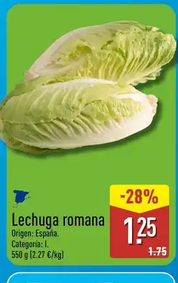 ALDI Lechuga romana oferta