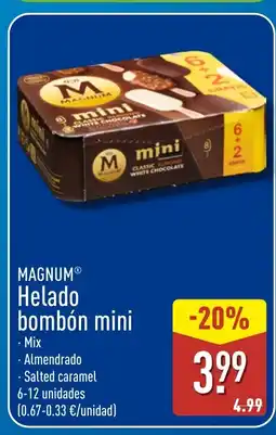 ALDI MAGNUM Helado bombón mini oferta