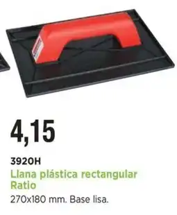 BdB Llana plástica rectangular Ratio oferta