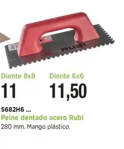 BdB Peine dentado acero Rubi oferta