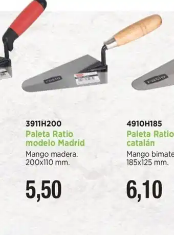 Paleta Ratio modelo Madrid